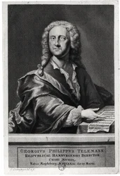 Retrato de Georg Philipp Telemann (1681-1757)